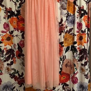 Custom Tulle peach Skirt 🍑